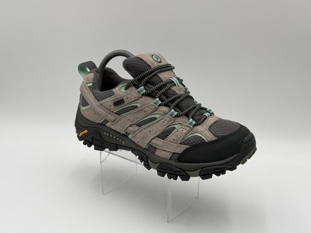 Merrell Moab 2 WP Women’s Size 8.5 Waterproof Hiking Shoes  Drizzle/Mint